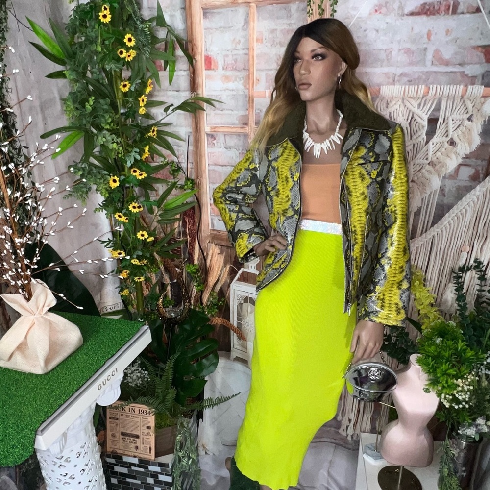 Snake Print Jacket - image 1